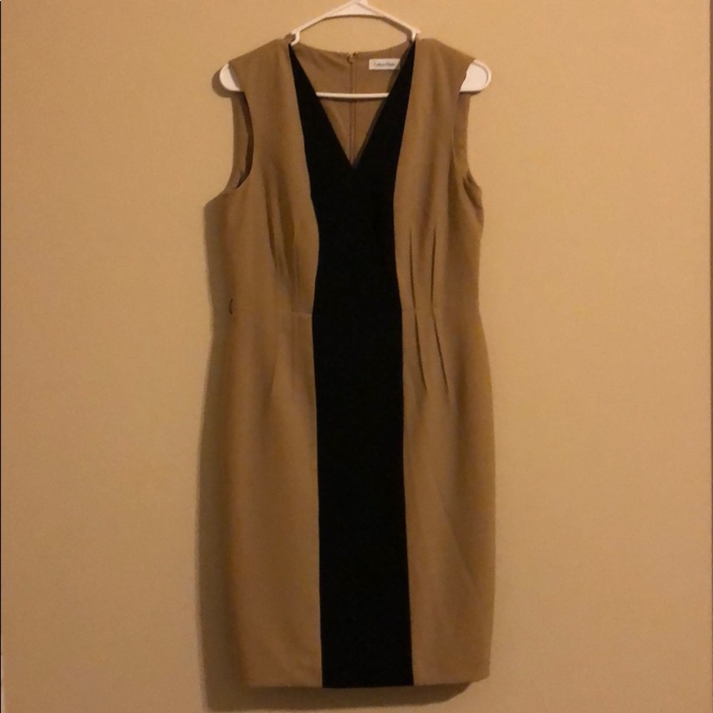 Two tone Calvin Klein tank dress